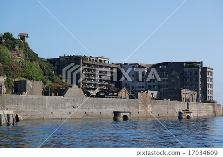 從海上的軍艦島 17034609