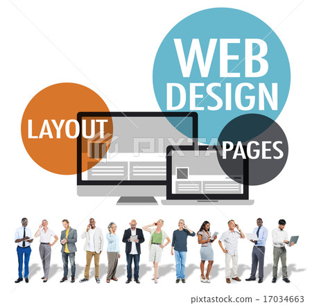 Web Design Content Creative Website Responsive Concept 17034663