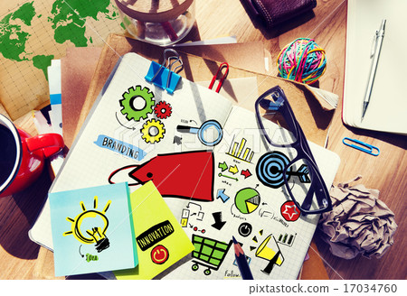 Branding Trademark Marketing Strategy Planning Concept Branding Trademark Marketing Strategy Planning Concept 17034760