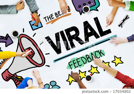 Viral Marketing Spread Review Event Feedback Concept Viral Marketing Spread Review Event Feedback Concept 17034802