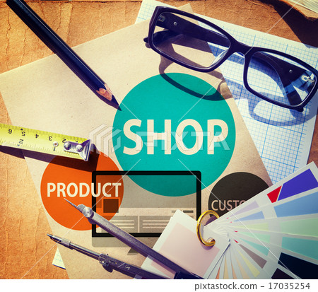 Shop Product Customer Buying Commercial Consumer Concept Shop Product Customer Buying Commercial Consumer Concept 17035254