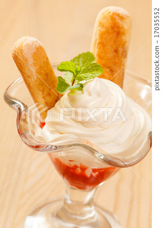 dessert with strawberry 17035552