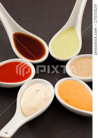 different kinds of sauce 17035629