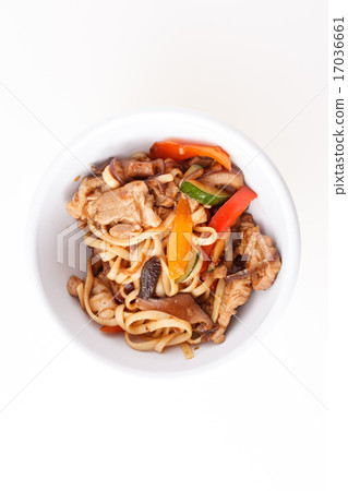 noodle with meat and vegetables noodle with meat and vegetables 17036661