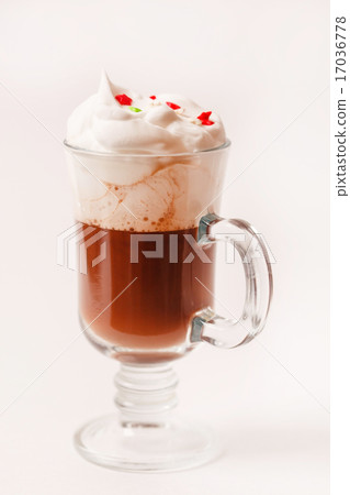 coffee with whipped cream 17036778