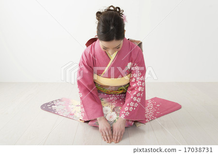Three-finger kimono women young 17038731