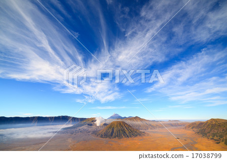 Bromo volcano at sunrise, East Java, Indonesia Bromo volcano at sunrise, East Java, Indonesia 17038799