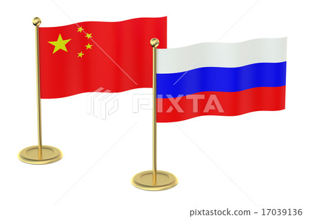 meeting China with Russia concept 17039136