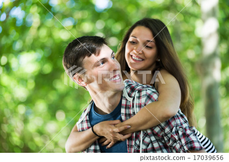 Couple in park 17039656