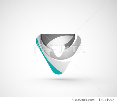 Abstract geometric company logo triangle, arrow 17041992