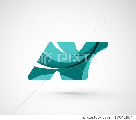 Abstract geometric company logo N letter Abstract geometric company logo N letter 17041994