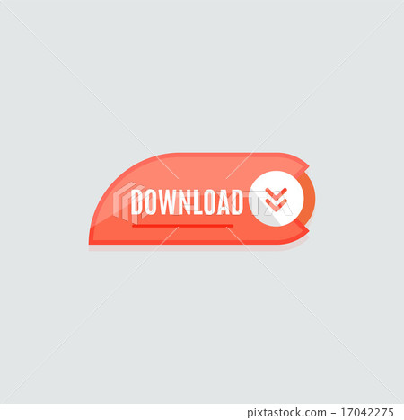 Colorful download web button. Modern flat design. Colorful download web button. Modern flat design. 17042275
