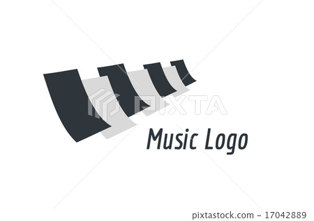 Music piano keys logo icon template. Melody, classic, note symbol or paper, book, jazz song, royal Music piano keys logo icon template. Melody, classic, note symbol or paper, book, jazz song, royal 17042889