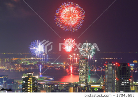 Kobe fireworks 17043695