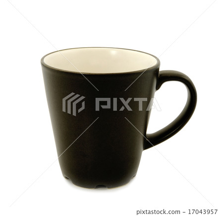 black coffee cup. Isolated on white background 17043957