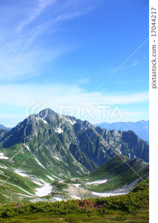 The mountain seen from the Northern Alps Besshi 17044217