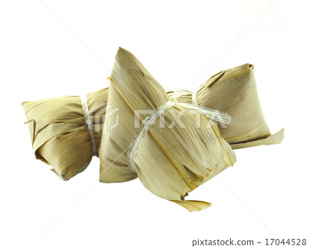 Rice dumpling on white background 17044528