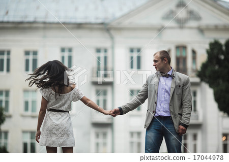 Young couple having a great time 17044978