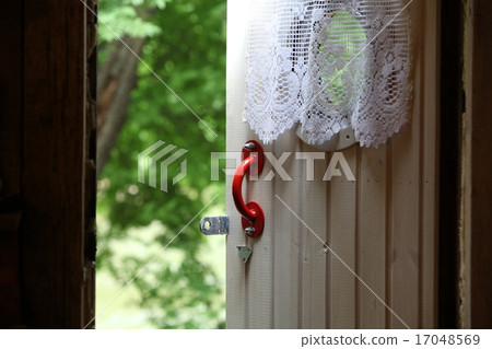 Open door in the garden 17048569