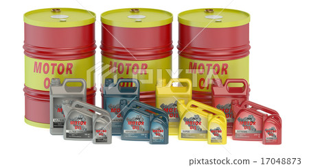 Motor oil barrels and canisters 17048873