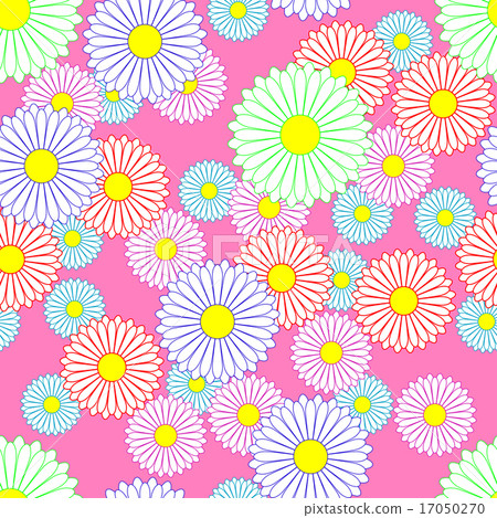 花紋花樣1背景粉紅色 17050270