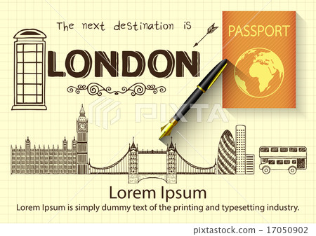 Hand drawn about London 17050902