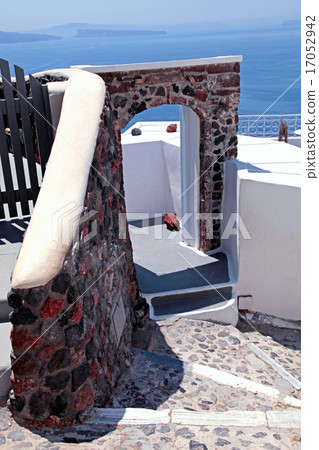architectural details of Santorini island, Greece architectural details of Santorini island, Greece 17052942