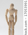 wood mannequin, demo human model  bow the head 17053991