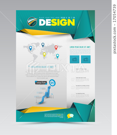 Vector Design Page Template Modern Style. - Stock Illustration [17054739] -  Pixta
