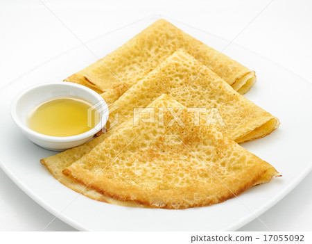 Russian pancakes with sweet milk 17055092