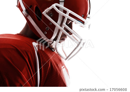 Rugby player thinking.  17056608