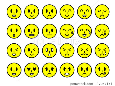 Face expression icon yellow - Stock Illustration [17057131] - PIXTA