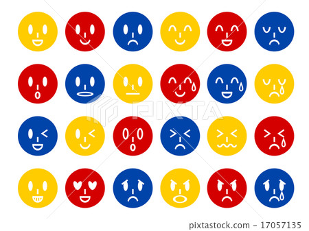 Face expression icon colorful Face expression icon colorful 17057135