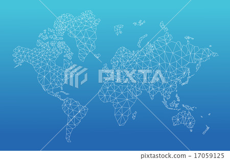 Geometric World Map 17059125