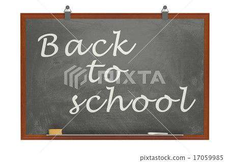 Back to school concept on chalkboard Back to school concept on chalkboard 17059985