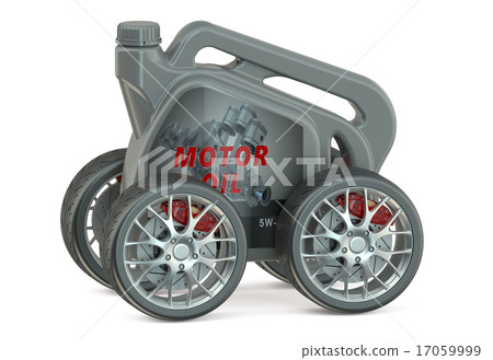 Motor Oil Canister with Wheels 17059999
