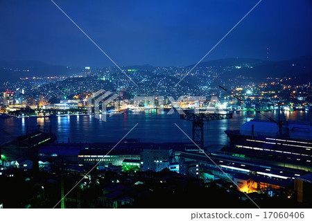 Night view of Nagasaki · Inasa mountain 17060406