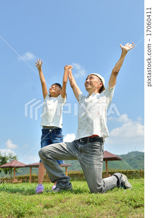 Banzai在藍天父母和孩子（夏天） 17060411