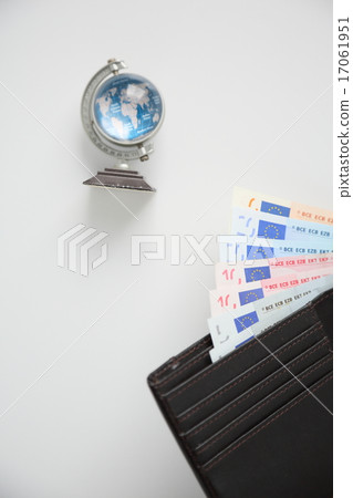 Euro and wallet and globe Euro and wallet and globe 17061951