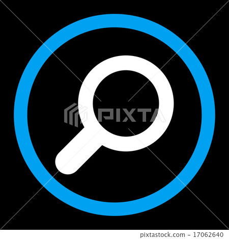 View flat blue and white colors rounded vector icon View flat blue and white colors rounded vector icon 17062640