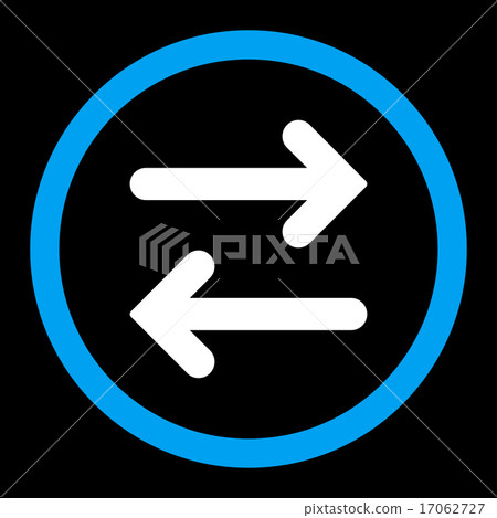 Flip Horizontal flat blue and white colors... - Stock Illustration ...