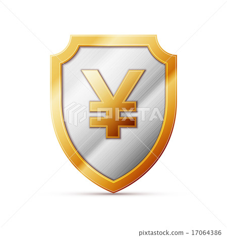 shield with JPY sign shield with JPY sign 17064386