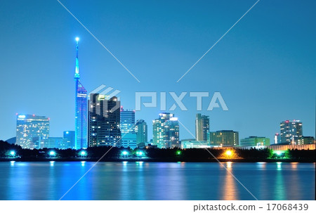 Fukuoka night view 17068439