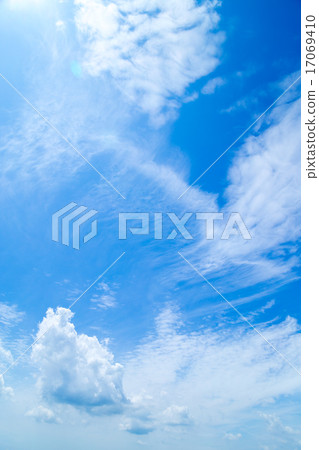 覆蓋雲彩積雲材料藍天白色雲彩拷貝空間背景材料雲彩文本空間 覆蓋雲彩積雲材料藍天白色雲彩拷貝空間背景材料雲彩文本空間 17069410