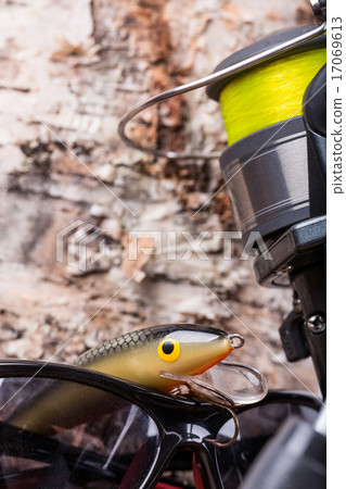 closeup fishing baits wobblers with reel closeup fishing baits wobblers with reel 17069613