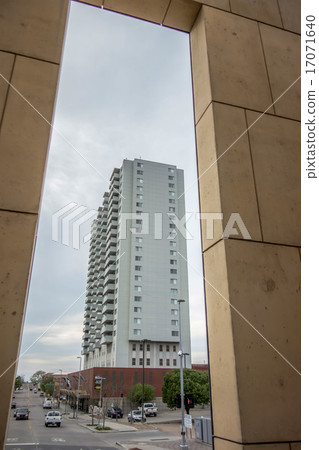 views around oklahoma city on cloudy day 17071640