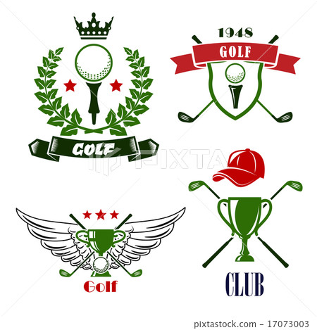 Golf club or tournament heraldic emblems 17073003
