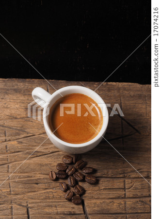 Cup of hot espresso coffee Cup of hot espresso coffee 17074216