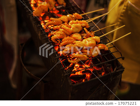 Grilled Squid Grilled Squid 17075221