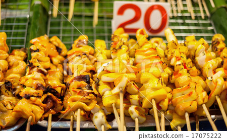 Grilled Squid Grilled Squid 17075222
